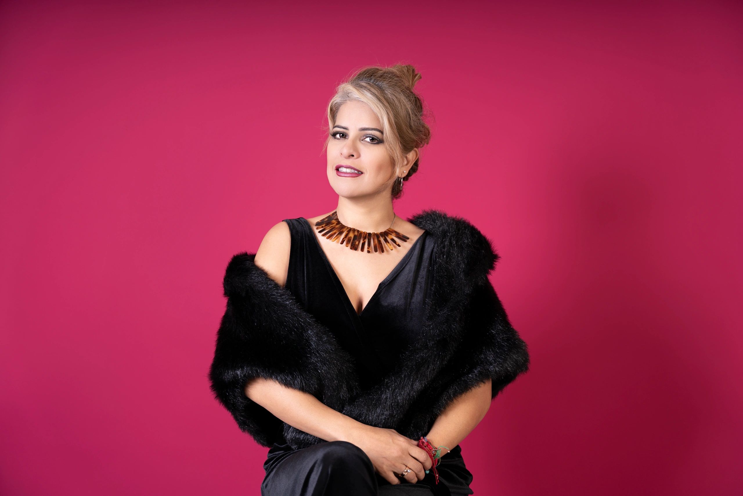 Woman enjoying a social event, luxury companion